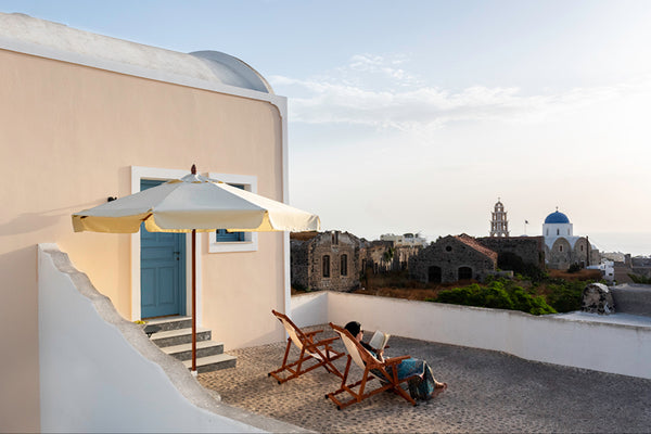 Welcome to our private house in the heart of the island. <br /><br />The village  Blue Door Unique Sea View Private House Entire home vacation rental 36298582