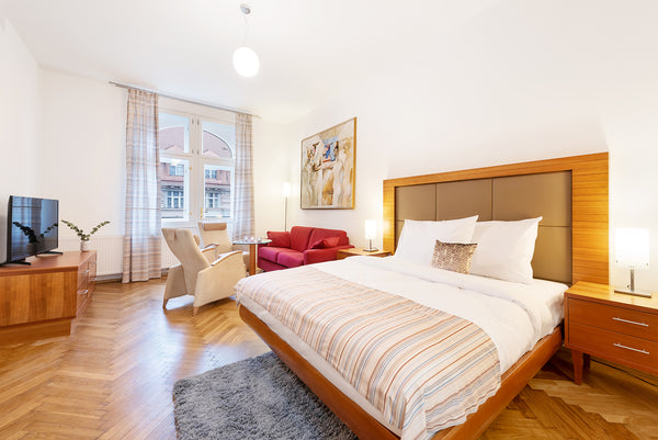 Nově otevřené apartmány Prague Roof Apartments se nacházejí v nově rekonstruovan Prague, Czechia Prague Roof Apartments - Rodinné apartmá Entire rental unit vacation rental 41576040