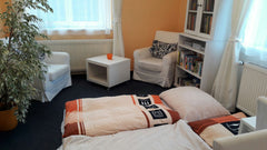 The room has a private bedroom, shared kitchen and bathroom. It's on the first f Prague, Czechia Private room with parking Private room in rental unit vacation rental 21842050