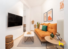 Quiet ground floor apartment with boho-chic decor. Soft, earthy colour palettes, Greece City-Chique Cozy Hideaway Near metro & Acropolis! Entire rental unit vacation rental 597621988470924473