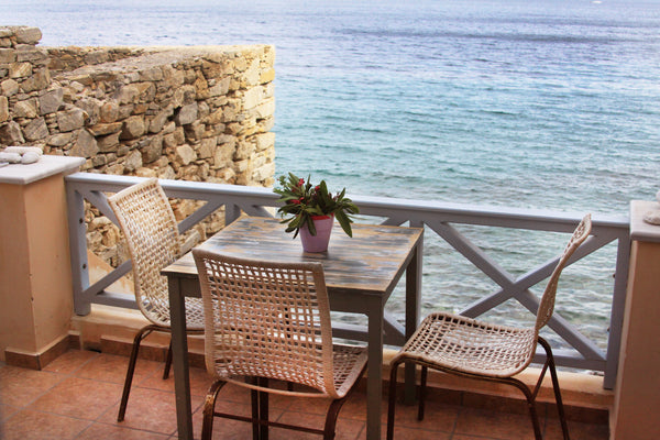 Fully equipped one-bedroom apartment with frontal sea view. One double bed in th  Oasea Apartment Syros Entire rental unit vacation rental 18766771