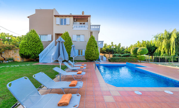 Villa Aretousa 2 is a new, sea view 5-bedroom villa with a private pool and a mi Chania, Greece Villa Aretousa 2, 5 BD, 1100m from the sandy beach Entire villa vacation rental 12979087