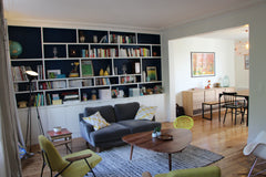 Sunny flat of 85sqm decorated with care - large living room, 2 rooms & 2 bathroo Paris, France App 85m² 2 bedrooms - perfect for family with baby Entire rental unit vacation rental 18497506