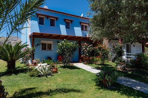 Posidonia Villas are situated in Kolympia and belong to a complex of villas. The Egeo, Greece Posidonia Villas - Blue & White Villa Entire home vacation rental 45745781