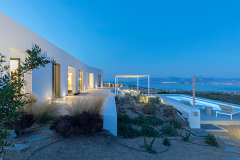 A modern newly-built (2021) villa with a minimal style, built on an altitude of  Paros, Greece The extraordinary "nest" villa of Paros Entire villa vacation rental 553442992629230547