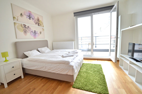 Beautiful cozy studio with a terrace, gym and garden - a perfect place to stay d Prague, Czechia Very light rooftop studio in renovated residence Entire rental unit vacation rental 20454959