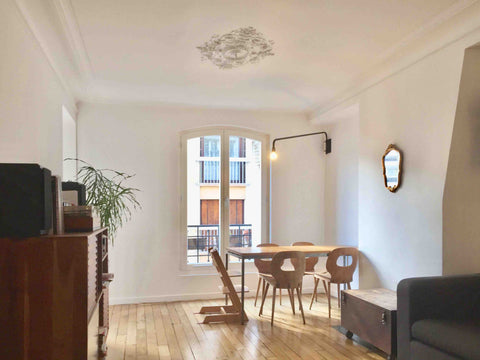 Appartement d’architectes soigné, dans un petit immeuble situé dans une rue très Paris, France Appartement d’architectes proche Buttes Chaumont Entire rental unit vacation rental 19498441
