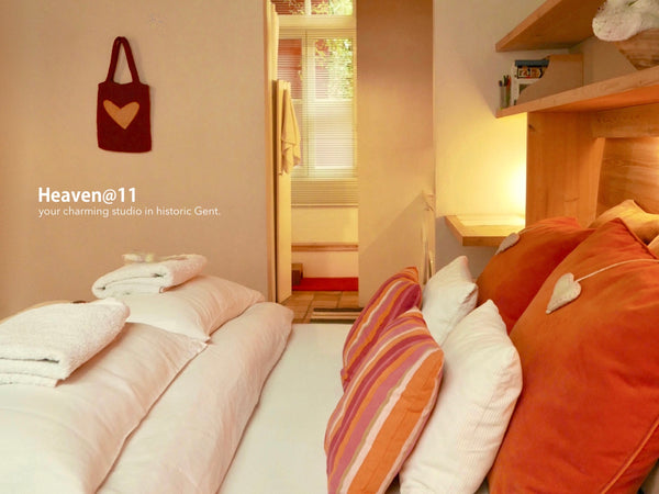 A white house on a quiet street in a medieval quarter, Number 11 offers private  Gent, Belgium Heaven@11, your charming studio in historic Gent. Entire rental unit vacation rental 1339383