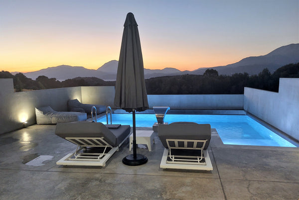 Marnos Geen Luxury Junior Villas are situated in a beautiful hillside, immersed  Heraklion, Greece Marnos Green Luxury Junior Villas,design for two.. Entire villa vacation rental 50186242