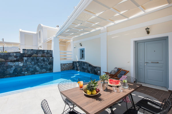 Focusing on its simple approach to luxury and highlighting outdoor elements, the Thera, Greece Anafi Villa at Secret Earth Santorini Entire villa vacation rental 35363497