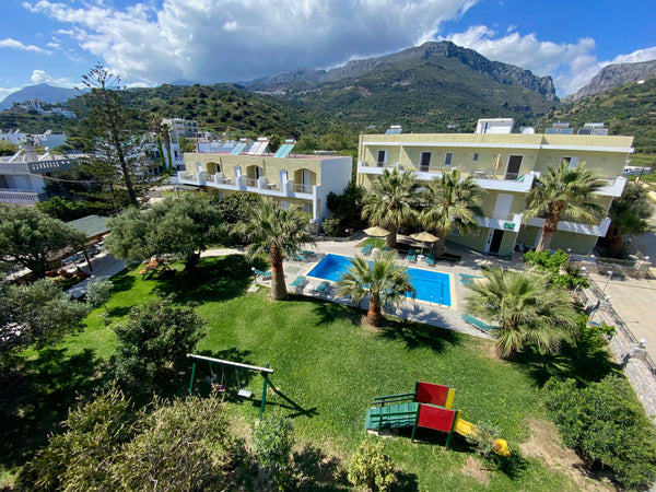 All apartmemts are self-catering, with a living room, a fully-equiped kitchen, a  Manolis Apartments Entire rental unit vacation rental 7001304