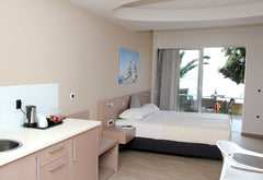 Overlooking Stalos Bay, our small family hotel enjoys panoramic views of the isl Chania, Greece Superior Triple Sea view Room in boutique hotel vacation rental 41421272