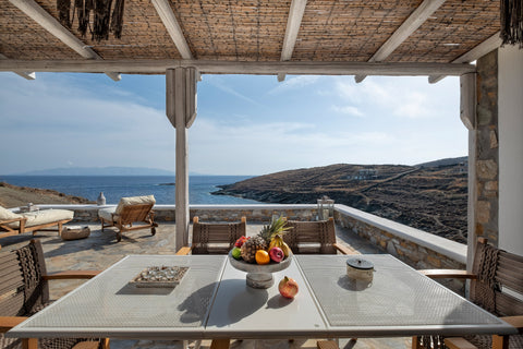 A brand new, with a genuine Cycladic style , luxurious villa, 92m2 with plenty o Decentralized Administration of the Aegean, Greece Luxury Villa at Kythnos Cycladic home vacation rental 18868176