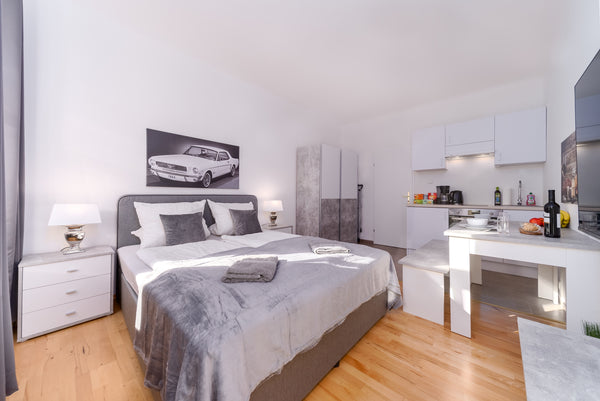 This bright apartment is a great option for a traveling couple or a business tra  ⍟City Apartment+Netflix⍟ Next to Hauptbahnhof Entire rental unit vacation rental 51301351