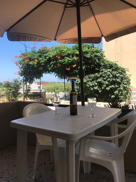 Relaxing vacation by the sea is something you have to live visiting Crete. My ap  Miros garden in Agia Pelagia. 50m from the beach. Entire rental unit vacation rental 52997646