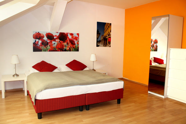 Unser Aparthotel in einem geschmackvoll renovierten Jugendstilgebäude liegt in r  Einzelzimmer im gemütlichen Aparthotel in Wien Shared room in bed and breakfast vacation rental 50837765