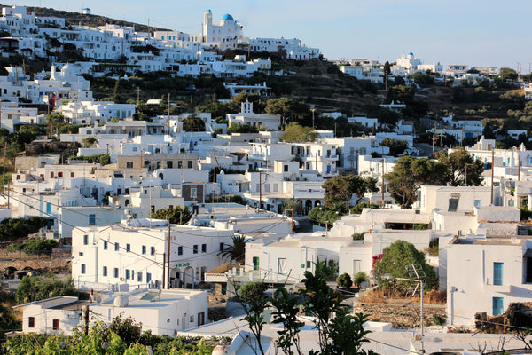 Recently renovated house located in Apollonia, at a very close distance from dow  Katerina's panoramic view house Cycladic home vacation rental 19043788