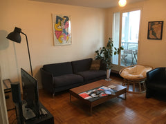Je loue la chambre de mon colocataire en déplacement 3 semaines sur 4. <br />Cha Lyon, France Jolie chambre avec très belle vue Lyon Part Dieu Shared room in rental unit vacation rental 23896867