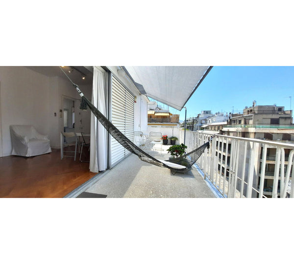 Penthouse in Kolonaki, sunny, central, chic 6th floor, white mini loft 60sqm flo Athens, Greece Kolonaki,sunny penthouse,white loft 60m,terrace20m Entire condo vacation rental 32185693