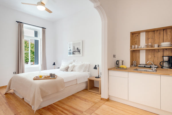 just opened in May 2017<br />This is an one bedroom stylish and environmentally  Athens, Greece Athens Residence, best area of Acropolis (B1) Room in serviced apartment vacation rental 18055690