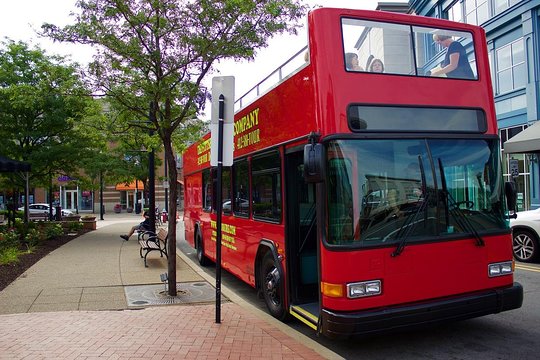 JUST THE TOUR An open top Double Decker Bus Sightseeing Tour of Pittsburgh.  Private Tours and Travel Guide America New York CITY Pittsburgh Destination Tour