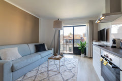 This lovely studio apartment is filled with natural light. Recently renovated, o Brussels, Belgium Sweet Inn |  Lovely studio by the EU Quarter Entire rental unit vacation rental 53526819