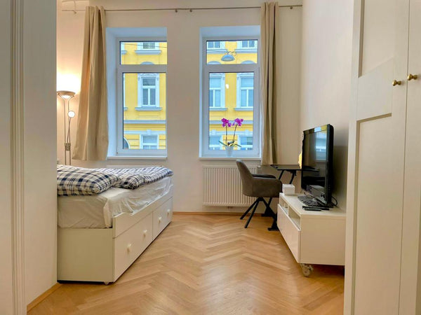 Hi folks, I'm delighted to introduce you to this exclusive Apt in the heart of V Austria Rare 1 BR Gem near City Center - Modern & Peaceful Entire condo vacation rental 48971626