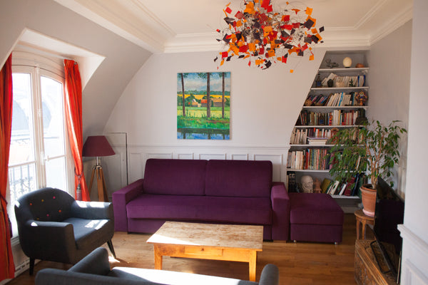 Notre appartement familial est situé au 6e étage sous les toits. Idéal pour une  Paris, France Appartement calme et lumineux Entire rental unit vacation rental 6934160