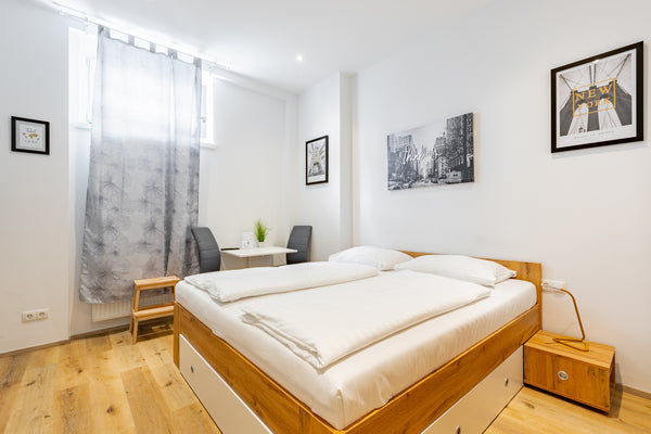 The modern furnished accommodation offers space for two guests and is located in Vienna, Austria Cozy Studio in Vienna Entire condo vacation rental 44259602