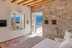 Stunning panoramic sea view with breathtaking views of the port directly from it  Executive Room with Balcony & Sea View-"Monastery" Private room in bed and breakfast vacation rental 32207969