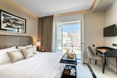 This exquisite fifth floor Grand Suites spans in 30 square meters  and features  Athens, Greece Athenian Foss - Grand Suite Room in boutique hotel vacation rental 36905271