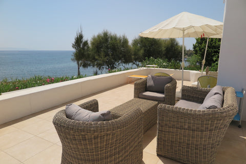 At the ground floor of a cosy,modern,recently built 4 apartment family run Villa  Villa Kampanelli - Big Blue Entire rental unit vacation rental 12207690