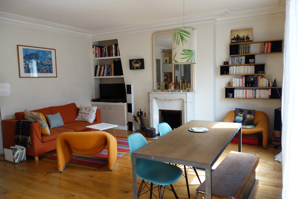 Lumineux et chaleureux, c'est un appartement typique parisien avec parquet, moul Paris, France Superbe, typique apt 83m2 Gare Nord Entire rental unit vacation rental 6037337