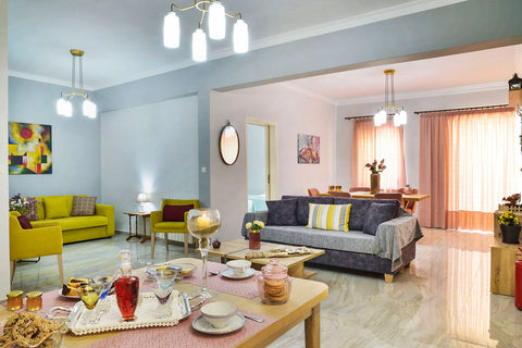 Aristea Luxury Apartment is a hospitable, second floor 2-bedroom apartment in Ne Chania, Greece Aristea Luxury Apartment, 2 BD, 150m from sand Entire condo vacation rental 50325856