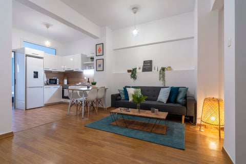 A stylish 2nd-floor  apartment in the city of Athens only 3 min away from   Lari Athens, Greece Modern 2BD apt in Athens , 3-min metro Entire rental unit vacation rental 50970473