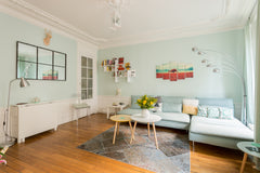 Our place is a typical parisian appartment : wooden parquet floors, marble firep Paris, France Cosy Parisian appartment Entire rental unit vacation rental 5438032