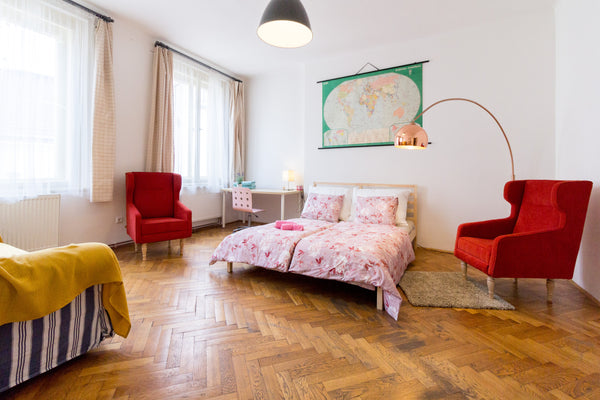 Spacious apartment full of light with balcony in the historic centre of Prague.  Czechia Sunny Cinema Home in the very centre of Prague Entire rental unit vacation rental 19458840