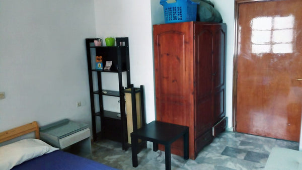 First bedroom has french double bed,A/C for cooling,desk for working/eating,sofa Rethimnon, Greece *Apt with 2 Private rooms for Nomads (1)* Entire rental unit vacation rental 51428673