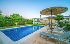 Villa Euphoria has 4 bedrooms with double beds, the one with en suite bathroom a  Villa Euphoria, Gennadi beach Entire villa vacation rental 40753987
