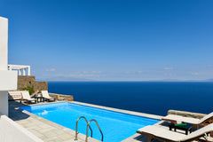 Spectacularly located  above the sea, on the rugged northern coast of Kea, this   Big Blue Entire home vacation rental 32203023