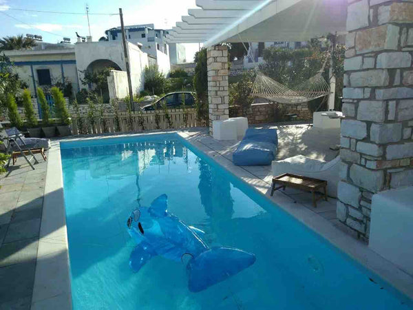 fully equipped villa,with private pool meters from the beach, with tavernas and  Paros, Greece kymo villas-Dimitris Entire villa vacation rental 27382484