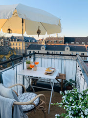 Cute flat with rooftop, few minutes walk from underground station (Axels Møllers Frederiksberg, Denmark Flat with rooftop terrace in desirable area. Entire rental unit vacation rental 45310068