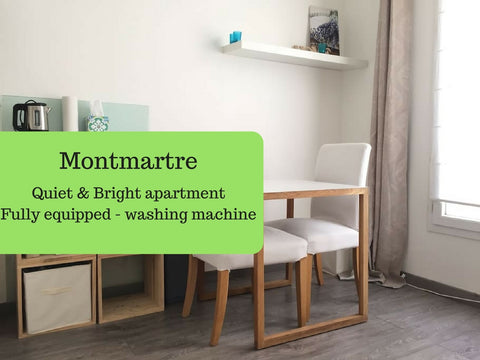 Bienvenue chez moi !<br />Je vous invite à prendre connaissance des informations Paris, France ★ Cocon zen, calme & lumineux / Montmartre ★ Entire rental unit vacation rental 19011292