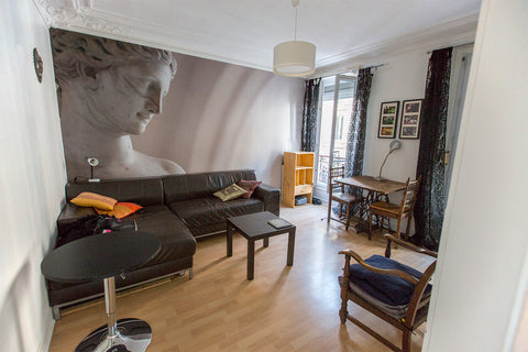 A two bedroom apartment on the third floor /no lift/ in an ethnic, multicultural Paris, France 2 bedrooms and a living room near Montmartre Private room in condo vacation rental 1483179