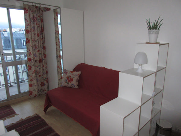 Fully equipped beautiful appartement of 15 m² on the 7th floor is composed of sl Paris, France Studio with balcony near canal de  l'Ourcq Entire rental unit vacation rental 19763210