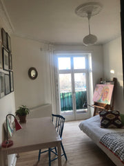 A lovely room with a double bed, balcony and desk located in Nørrebro. Very clos Copenhagen, Denmark Lovely room in Nørrebro with balcony Private room in condo vacation rental 649016247491023178