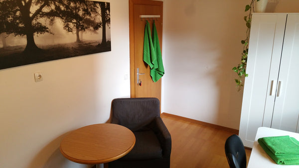 just a few minutes to the metro station you will find this sunny apartment.<br / Vienna, Austria 13 minutes to centre # 5 minutes walking to CEU! Private room in rental unit vacation rental 25367172