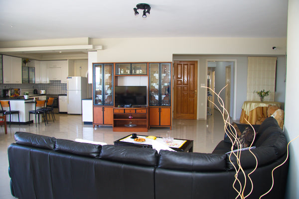 Beautiful and comfortable 1st floor apartment  which can host up to six guests w  Maria's sea view urban apartment! Entire condo vacation rental 609381255097445871