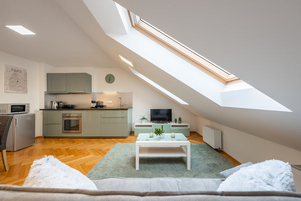 Perfect choice for couple, friends, families or business travelers. Super NICE&B Prague, Czechia STYLISH Quite ATTIC Apt near PARKs + AC & PARKING Entire condo vacation rental 601421698994584908
