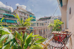 A splurge of colors, bright morning light, a memoir of old Athens, dipped in fun Dubai, Dubai, United Arab Emirates Iphigenia 2 bedroom retro downtown apartment Entire condo vacation rental 598334479968373095